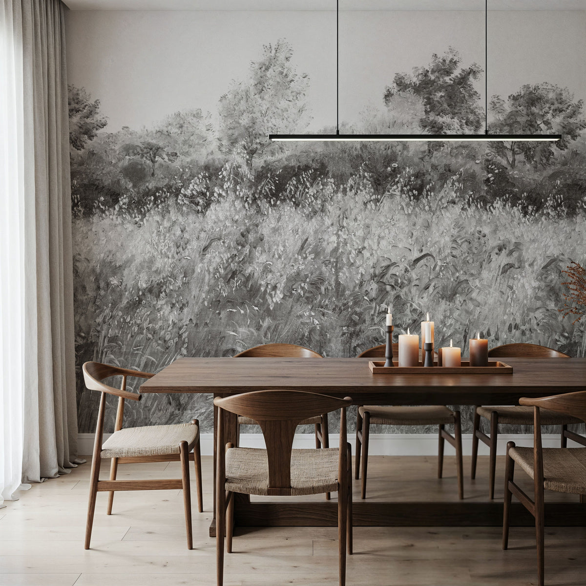 Meadow Whisper, Stone Mural Wallpaper - room preview 05