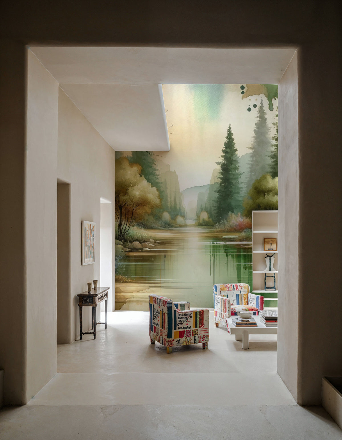 Captivating Forest Mural Wallpaper - room preview 05