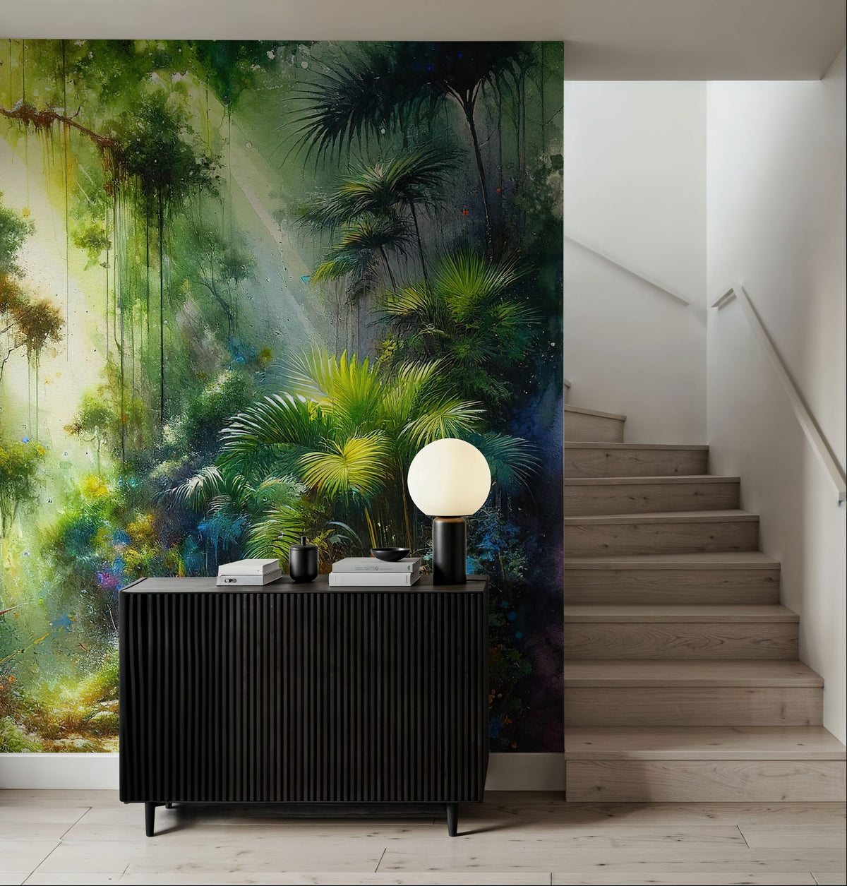 Vibrance of the Jungle Mural Wallpaper - room preview 05