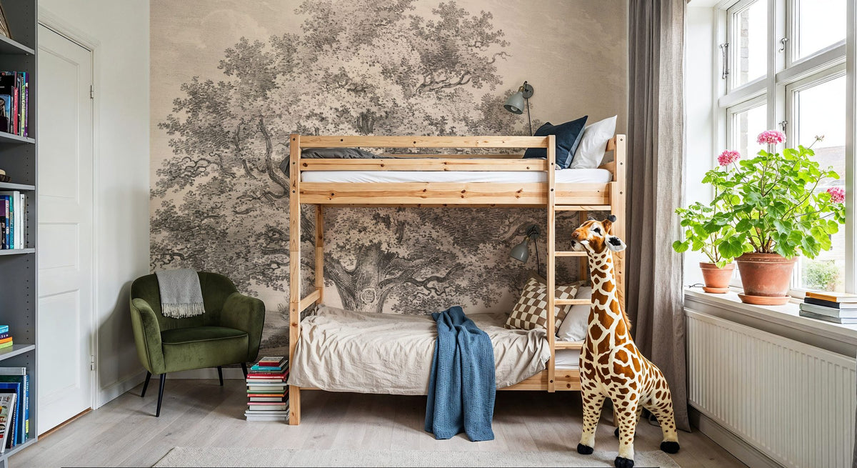 Queen Charlottes Tree Windsor Forest Mural Wallpaper - room preview 05