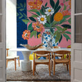Flower Still Life with Lemons Mural Wallpaper - room preview 05