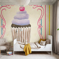 Sweet Life on Stripes I Mural Wallpaper - room preview 05