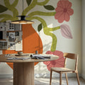 Flower Pot II Mural Wallpaper - room preview 05
