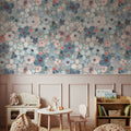 Wildflowers Mural Wallpaper - Neutral Tone - room preview 05