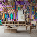 Wonderland Church Mural Wallpaper - room preview 05