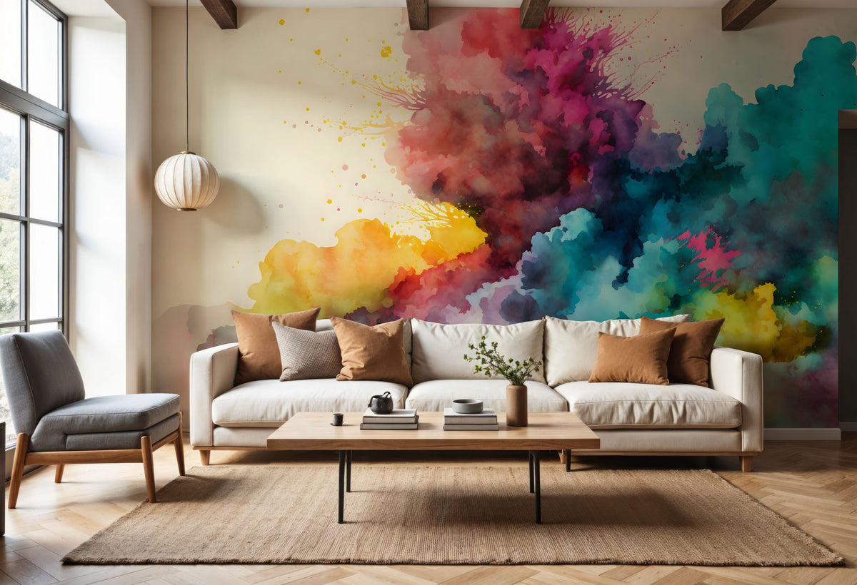 Rainbow of Emotions Mural Wallpaper - room preview 05