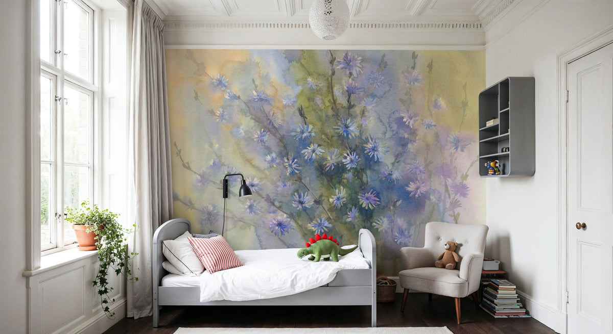 Wildflower Whisper Mural Wallpaper - room preview 05