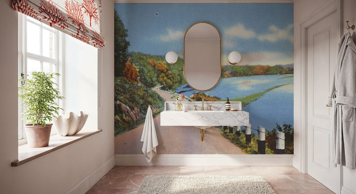 Fall Colors Mural Wallpaper - Neutral Tone - room preview 05