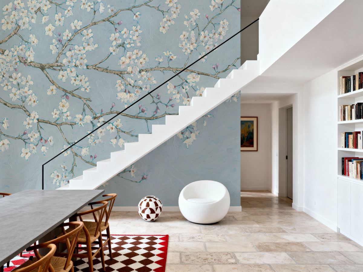 Apple Blossom Time Mural Wallpaper - room preview 05