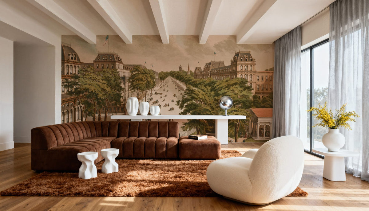 Dwellpaper Vintage Saratoga Springs, New York Mural Wallpaper image 5