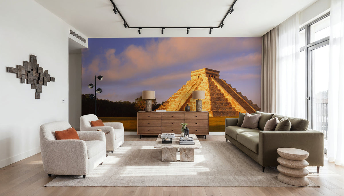 Temple of the Sun Mural Wallpaper - room preview 05