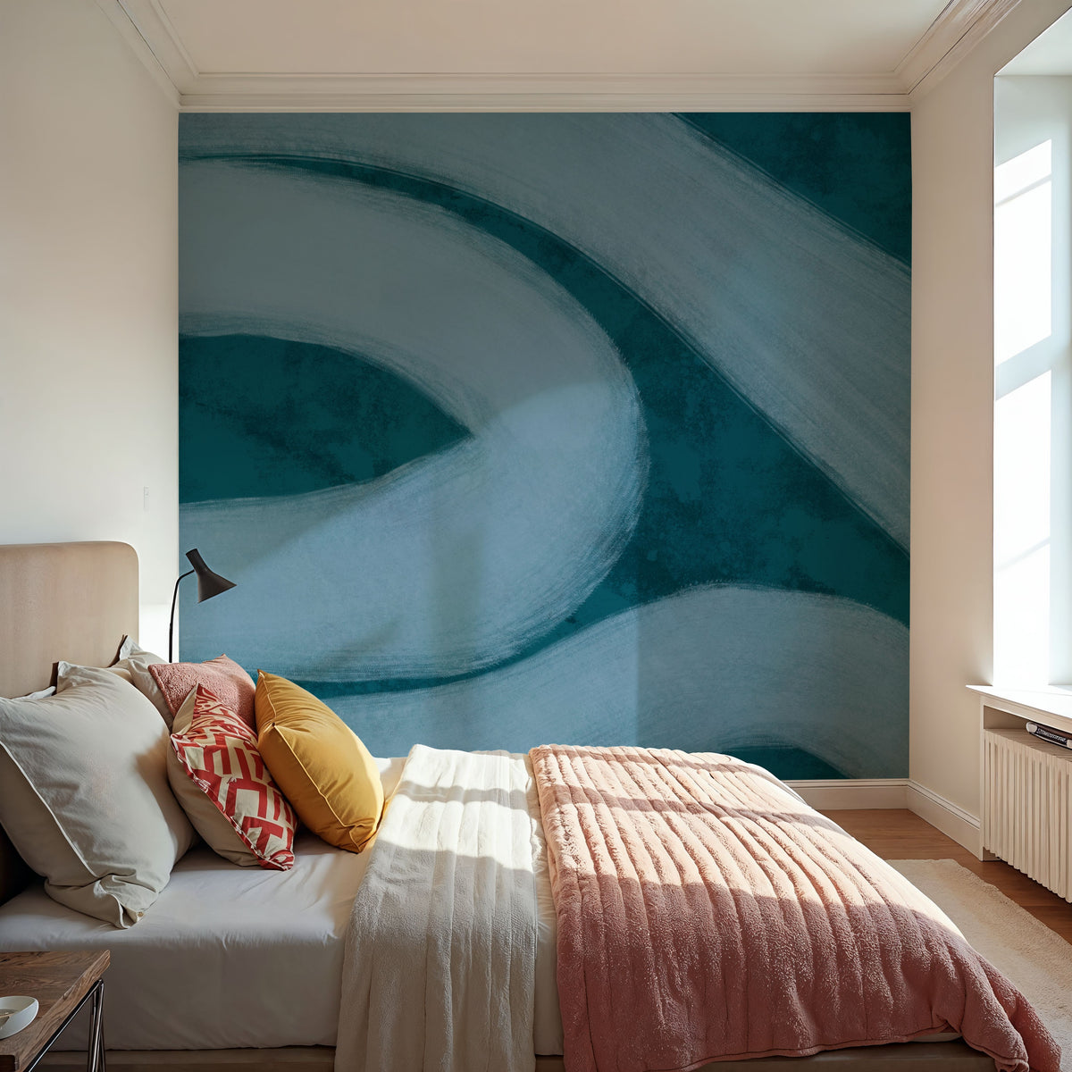 Modern Abstract 18 Mural Wallpaper - room preview 05