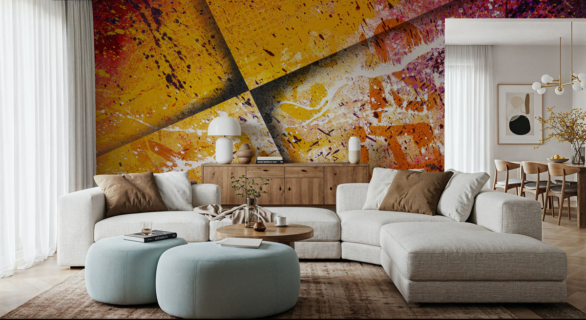 Tutti Frutti Abstract Mural Wallpaper - room preview 05