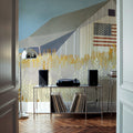 Wheat Fields Barn with Flag Mural Wallpaper - room preview 05
