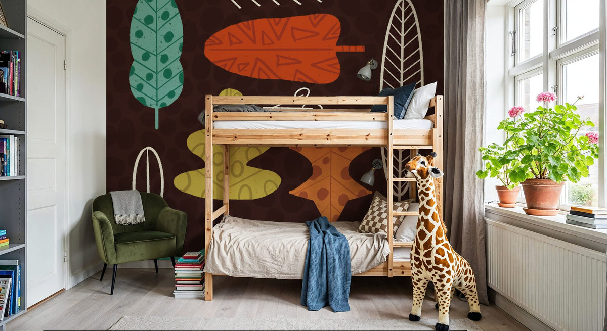 Fall Fun VII Mural Wallpaper - room preview 05