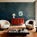 Cloud Drift Mural Wallpaper - Blue Tone - room preview 05