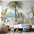 Mischievous Jungle Friends Mural Wallpaper - room preview 05