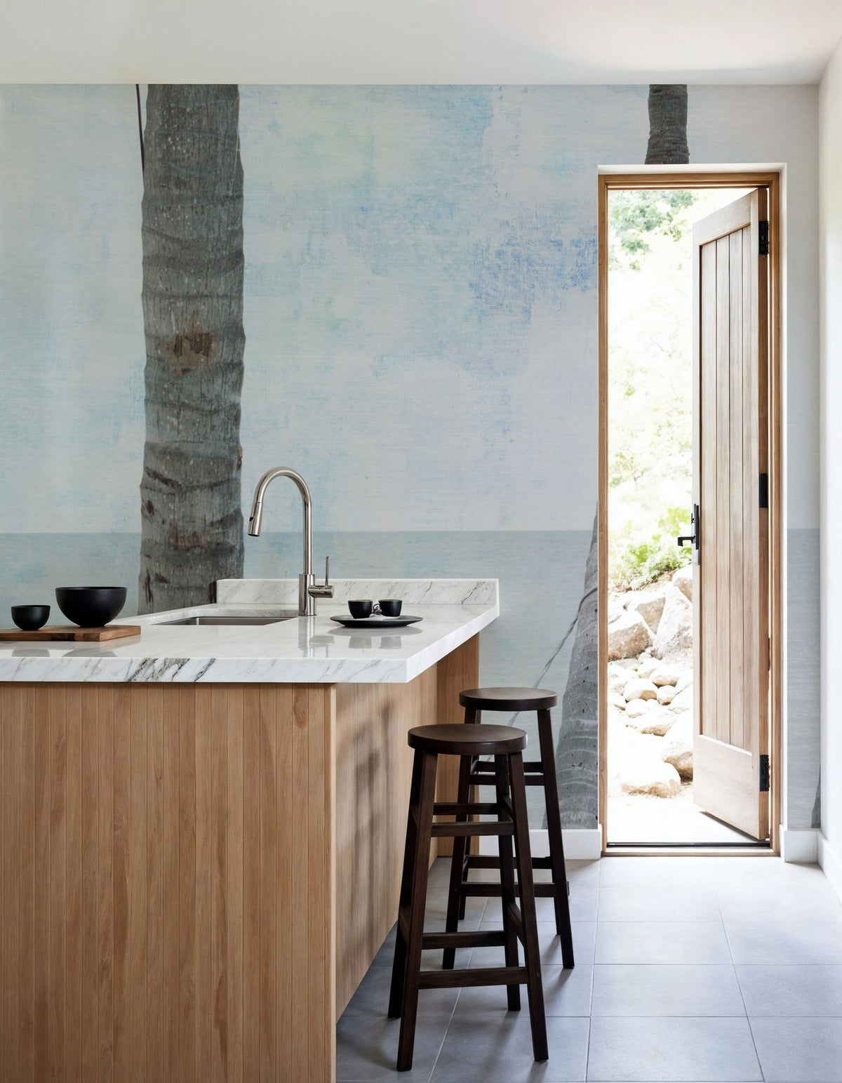 The Beach I Mural Wallpaper - room preview 05