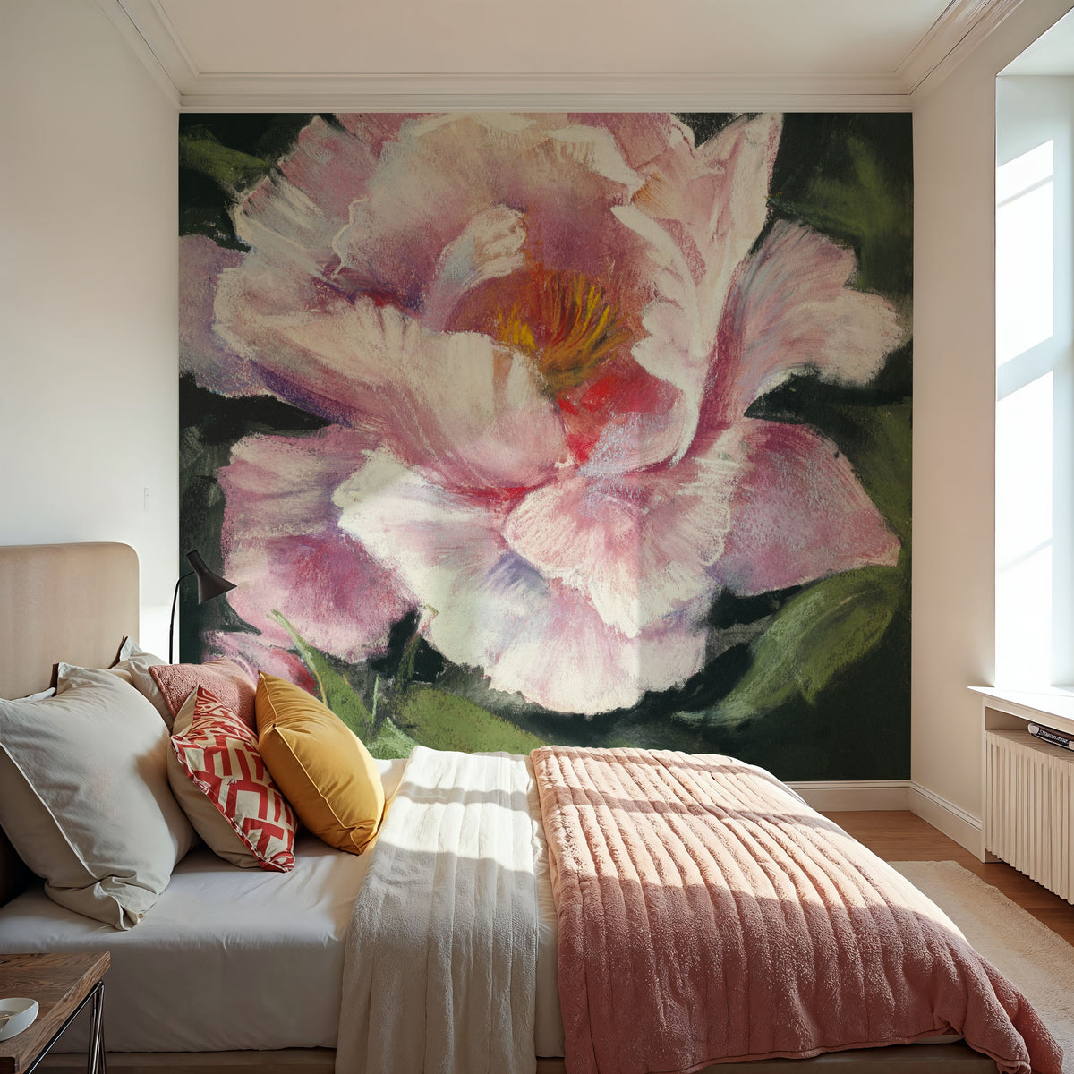 Peony II Mural Wallpaper - room preview 05