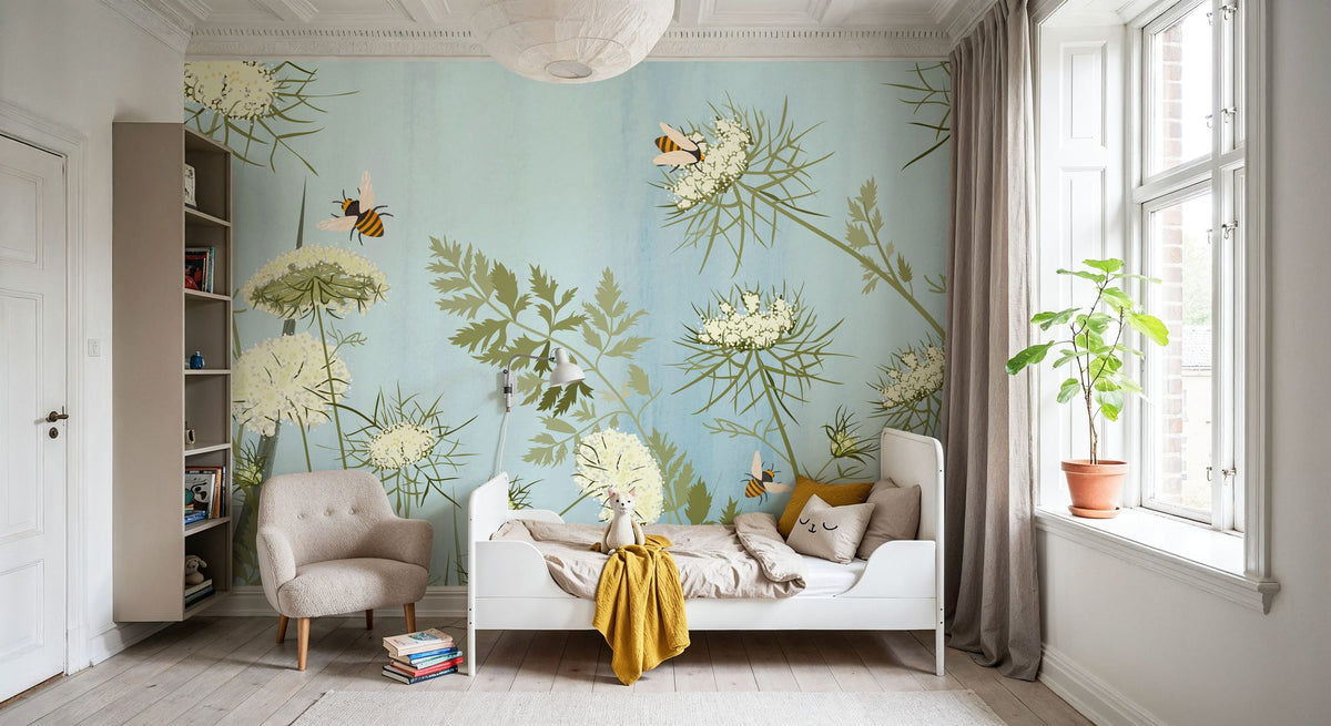 Queen Annes, Sky Mural Wallpaper - room preview 05