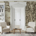 Enchanted Grove Tapestry, Beige Mural Wallpaper - room preview 05