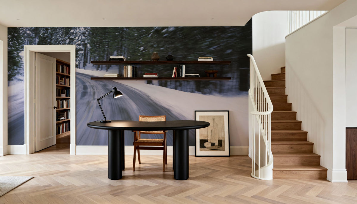 Winter Passage Mural Wallpaper - room preview 05
