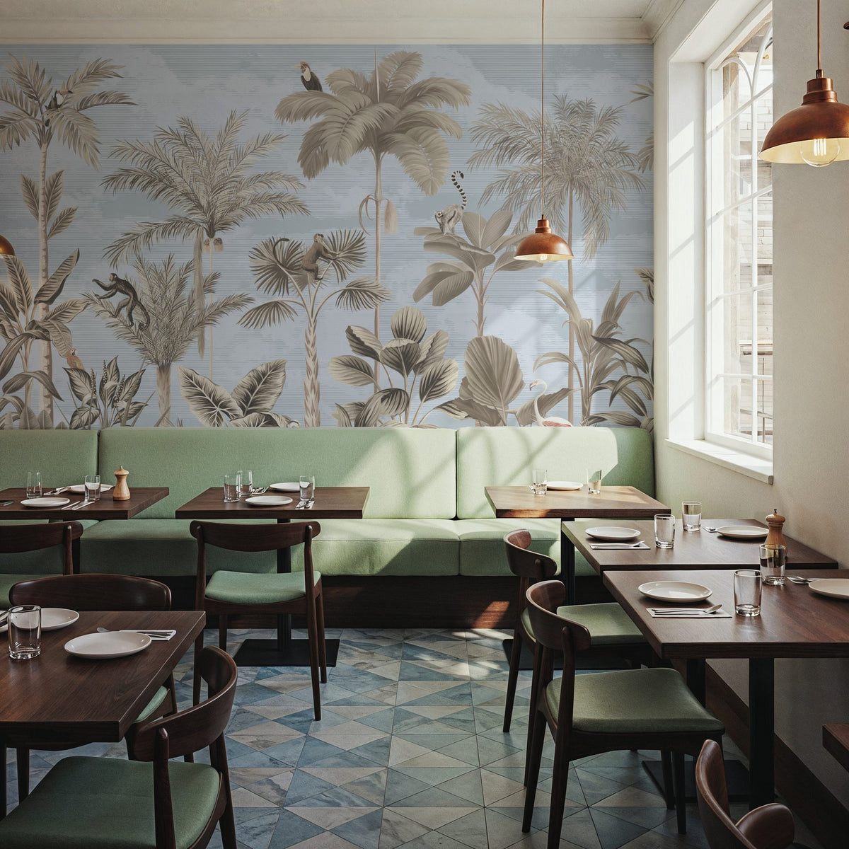 Jungle Delight, Sky Mural Wallpaper - room preview 05