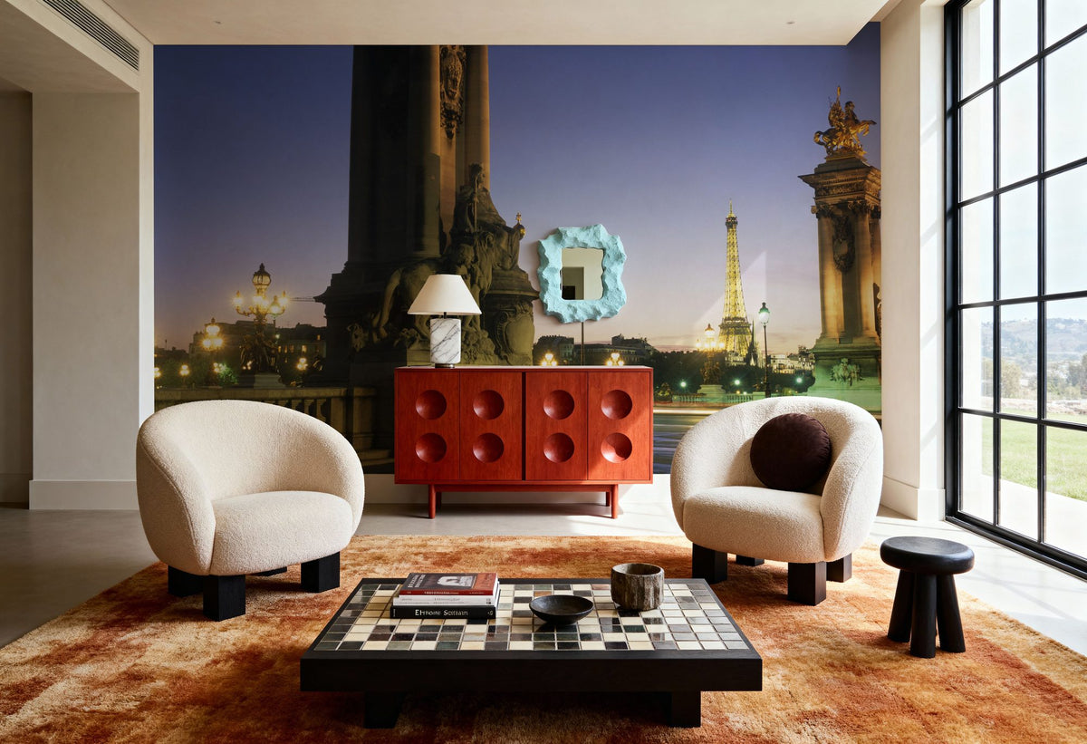 Twilight Bridge Majesty Mural Wallpaper - room preview 05