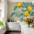 Lemon Branch Mural Wallpaper - room preview 05