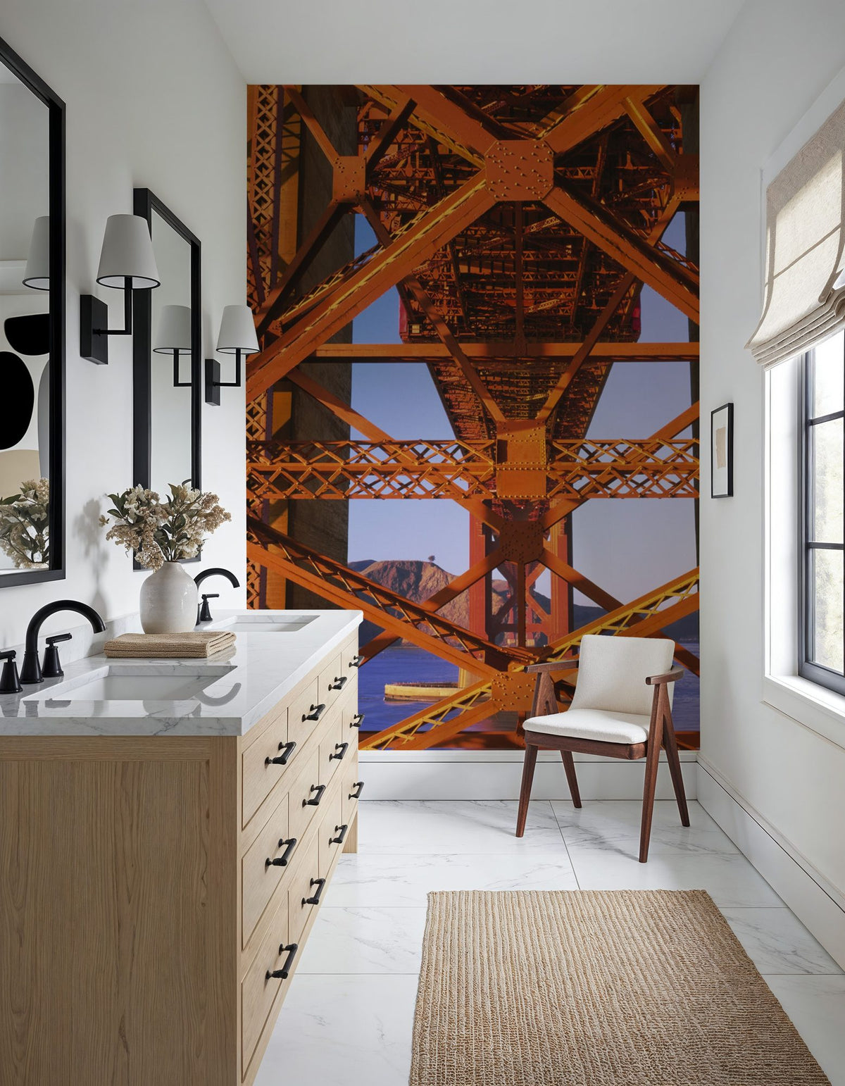 Sunset Truss Mural Wallpaper - room preview 05