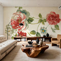 Elegant Floral II Mural Wallpaper - room preview 05