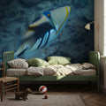 South Pacifish Mural Wallpaper - room preview 05