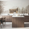 First Snow Mural Wallpaper - room preview 05