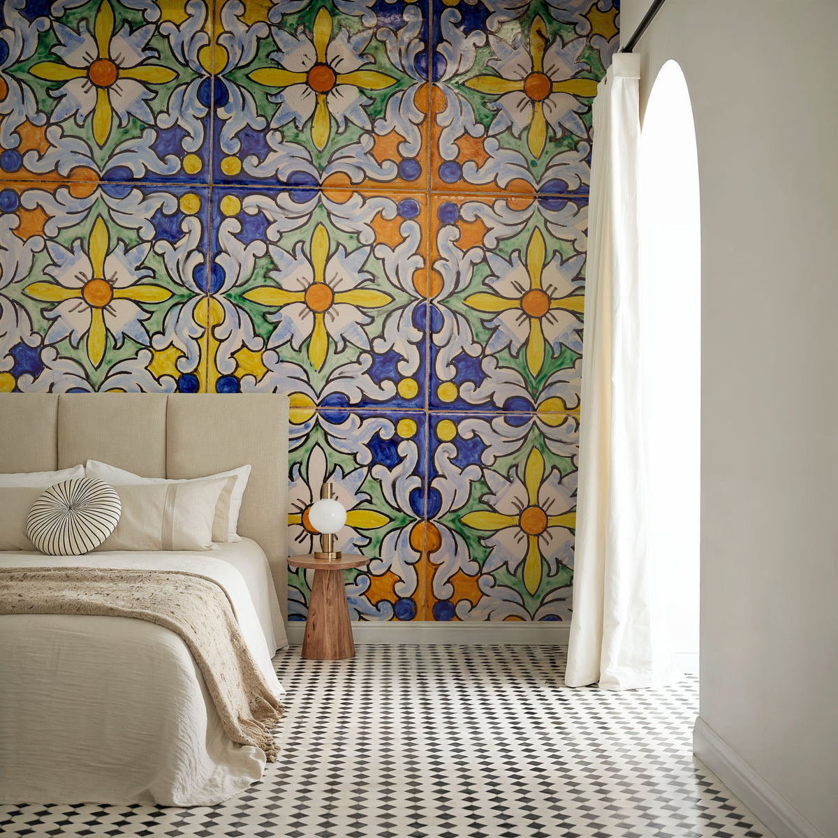 Seville Tiles Mural Wallpaper - room preview 05