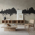 Jersey Channel Islands Skyline Concrete Mural Wallpaper - room preview 05