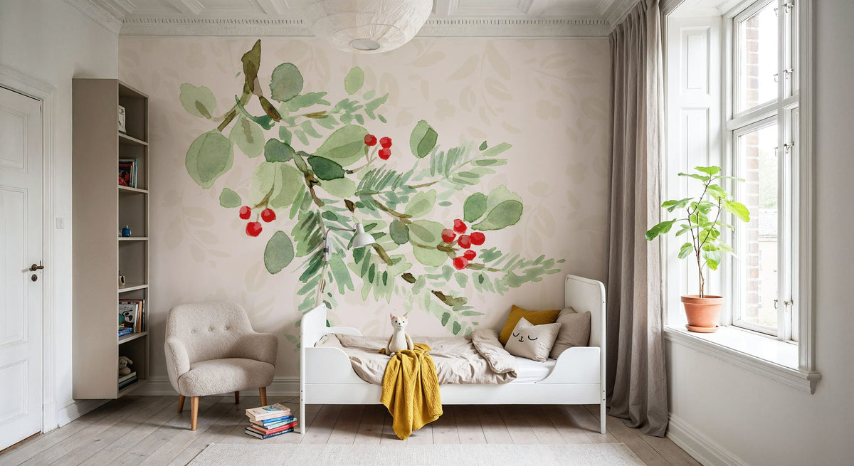 Nordic Winter V Mural Wallpaper - room preview 05