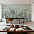 Misty Green Forest Mural Wallpaper - room preview 05