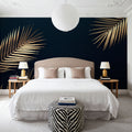 Botanical Gold Mural Wallpaper - room preview 05