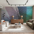 Pastel Leaves Mural Wallpaper - room preview 05