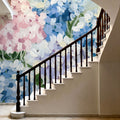 Hydrangea Meadow I Pink Mural Wallpaper - room preview 05