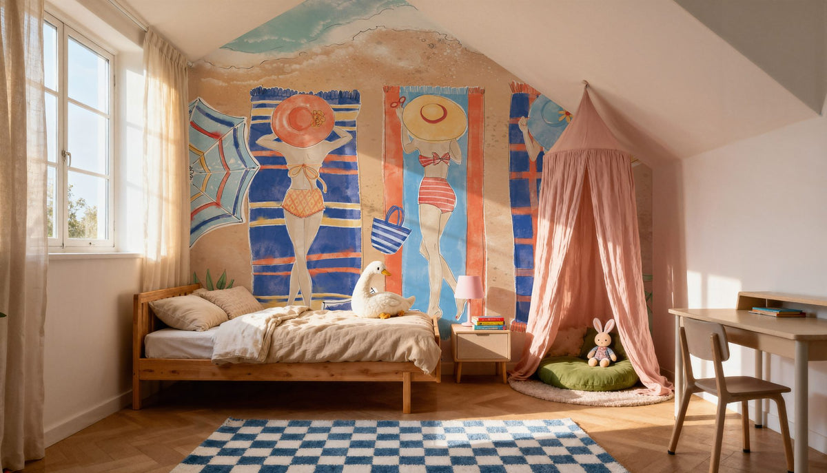 Sunkissed I Beach Mural Wallpaper - room preview 05