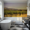 Golden Vineyard Vista Mural Wallpaper - room preview 05