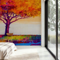 Violet Flame Tree Mural Wallpaper - room preview 05
