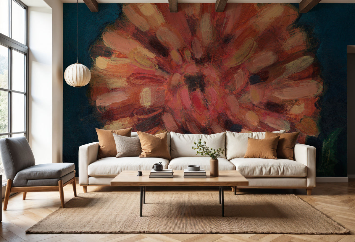 Autumn Blooms III Mural Wallpaper - room preview 05