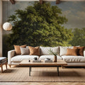 Painted Oak Landscape Mural Wallpaper - room preview 05