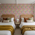Flower Blush Dusty Pink Mural Wallpaper - room preview 05
