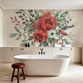 Festive Blooms VIII Mural Wallpaper - room preview 05