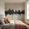 Galway Ireland Skyline Concrete Mural Wallpaper - room preview 05