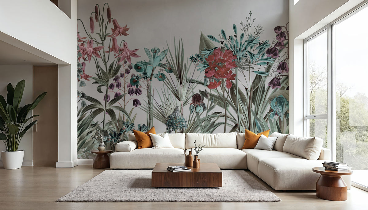 Field of Dreams Red Mural Wallpaper - room preview 05