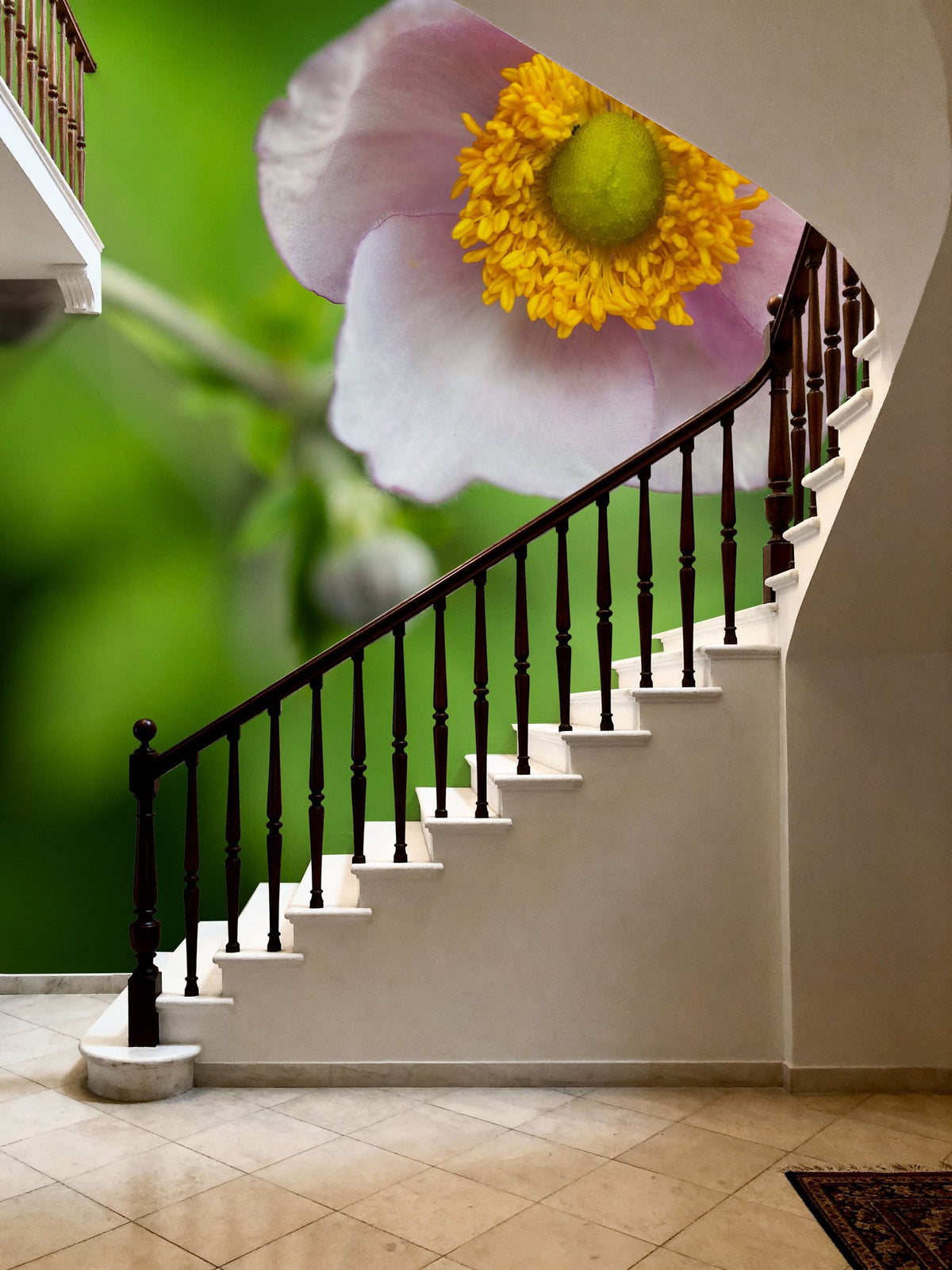 Autumn Anemone Mural Wallpaper - room preview 05